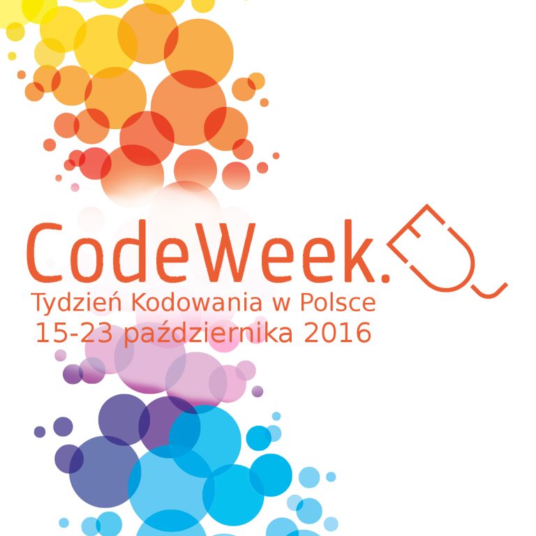 Plakat Europejski Tydzie Kodowania 2016 w Polsce