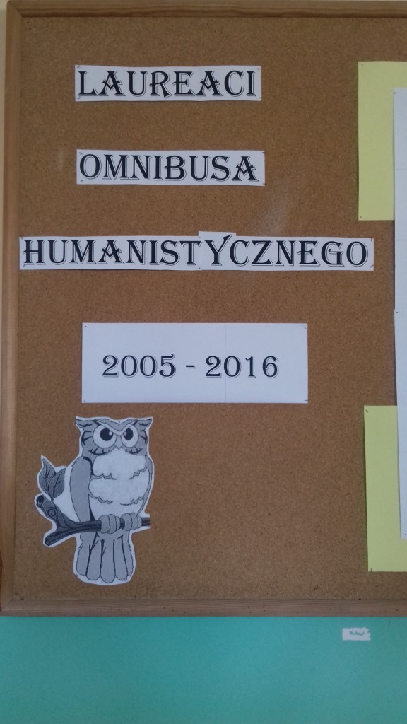 VII Powiatowy Konkurs Omnibus Humanistyczny