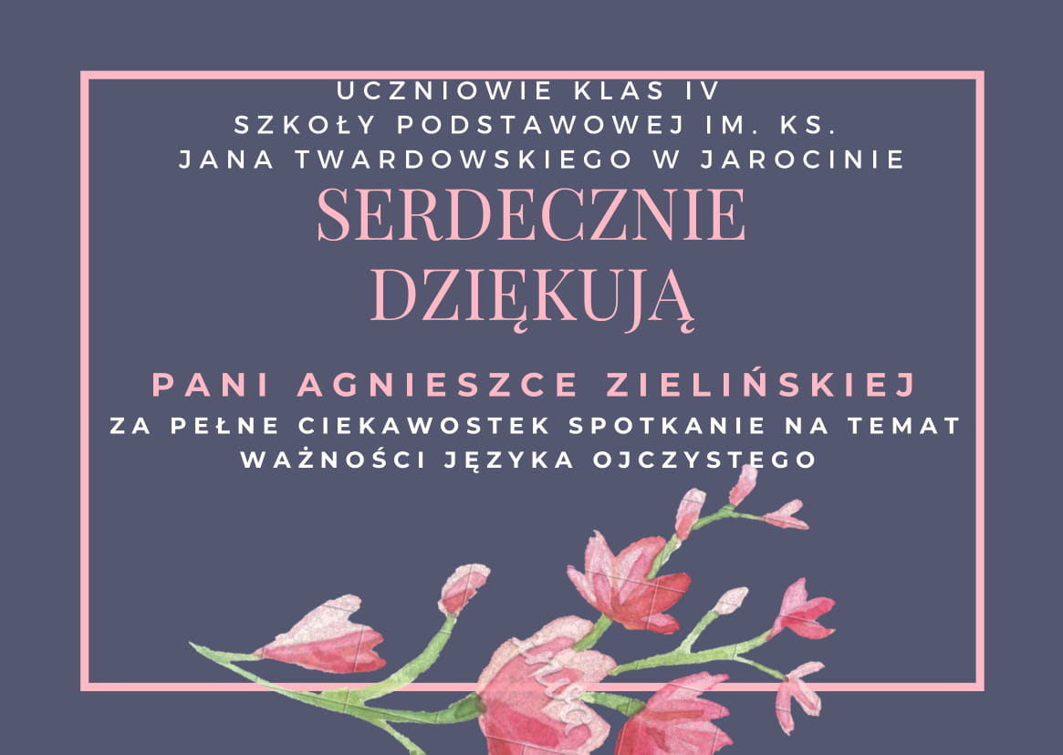 Spotkanie on-line z pani Agnieszk Zielisk