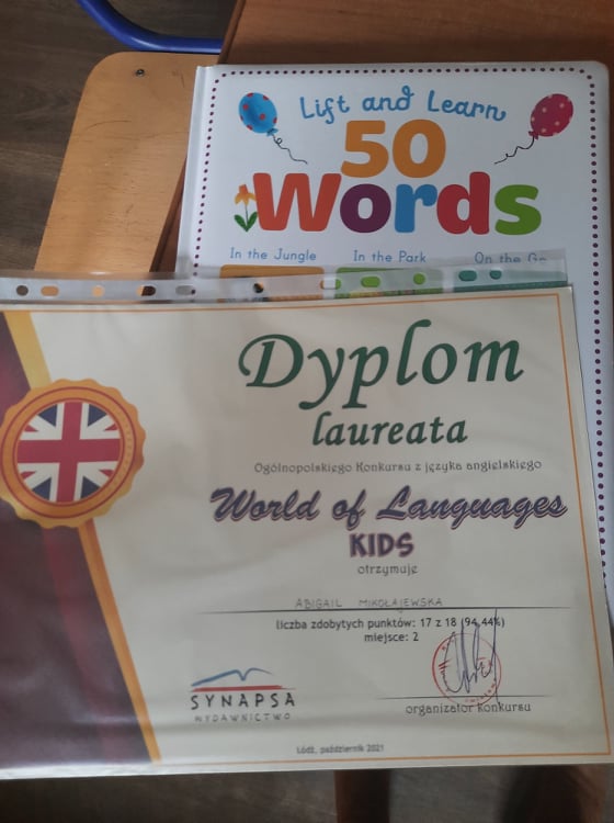 Wyniki konkursu z jzyka angielskiego World of Languages Kids 2021