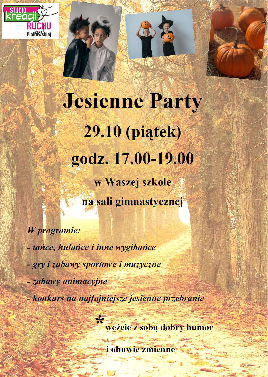 Plakat Jesienne party
