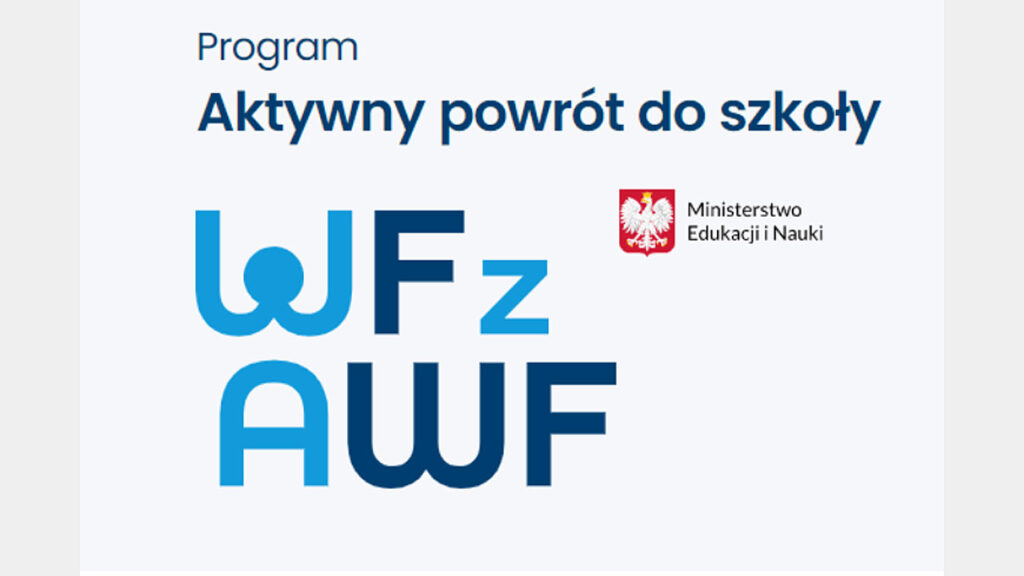 Plakat programu WF z AWF